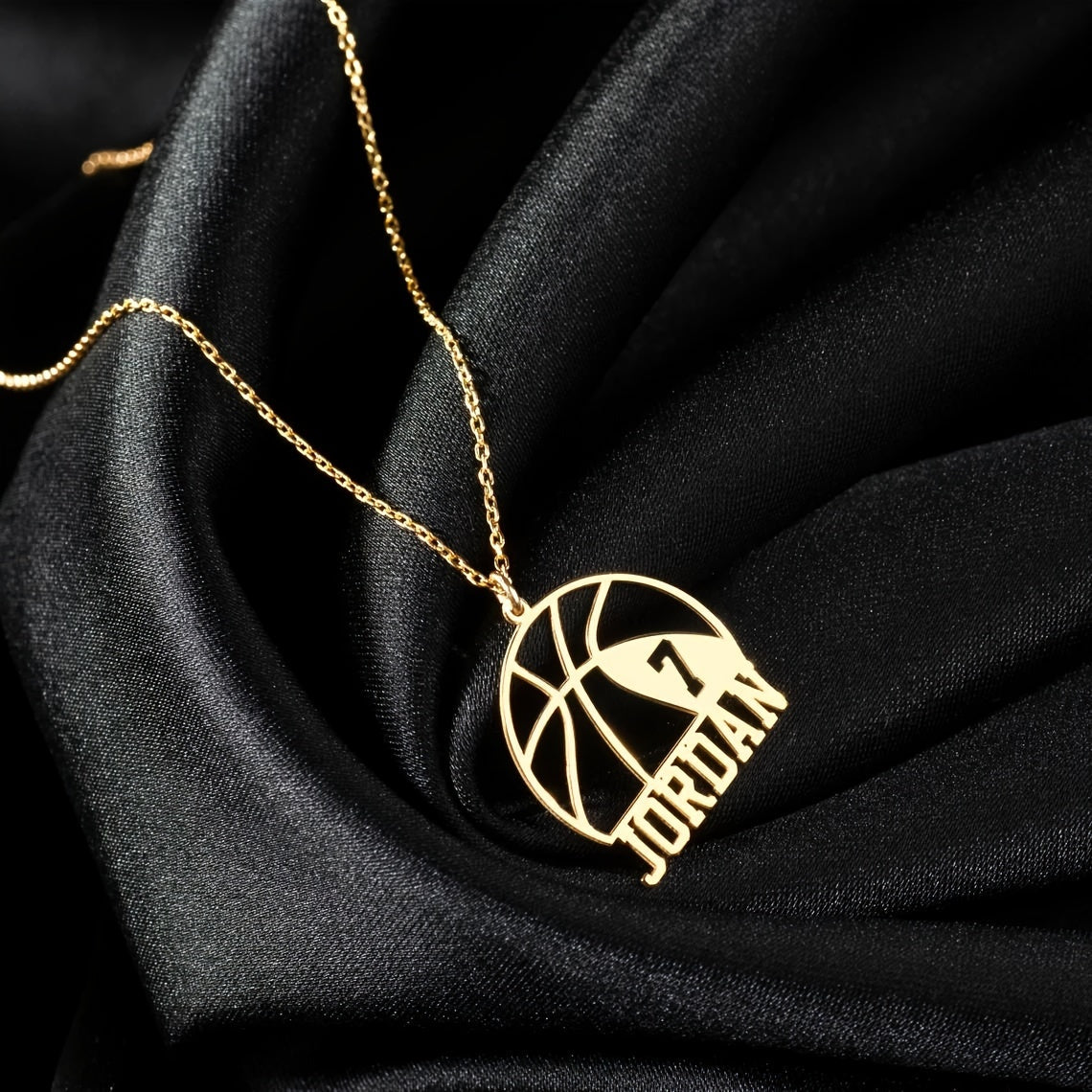 TEMU 1pc Customizable Necklace, Personalized & Pendant, Steel Jewelry, For Women, Suitable