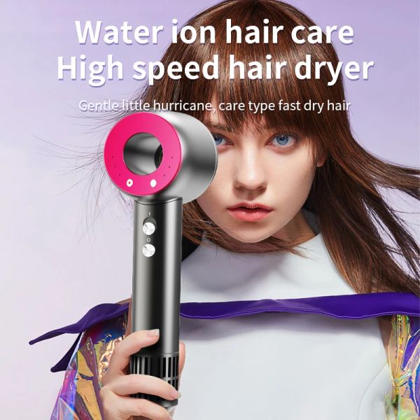 2024 Professional Hair with Nozzle Negative Ionic High Speed Blow Dryer hair styg appliances 110V 220V