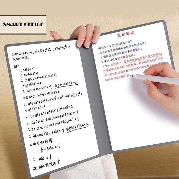 Whiteboards A4 Maths Arithmetic Blank Whiteboard Notebook A5 Erasable Draft Notebook Portable Reusable Whiteboard Notepad 230914