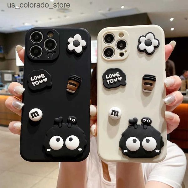 Cell Phone Cases Suitable for Samsung Galaxy S8 S9 S10 S20 S21 S22 S23 FE Plus Note 8 9 10 20 super cute 3D cartoon silicone cover L240910