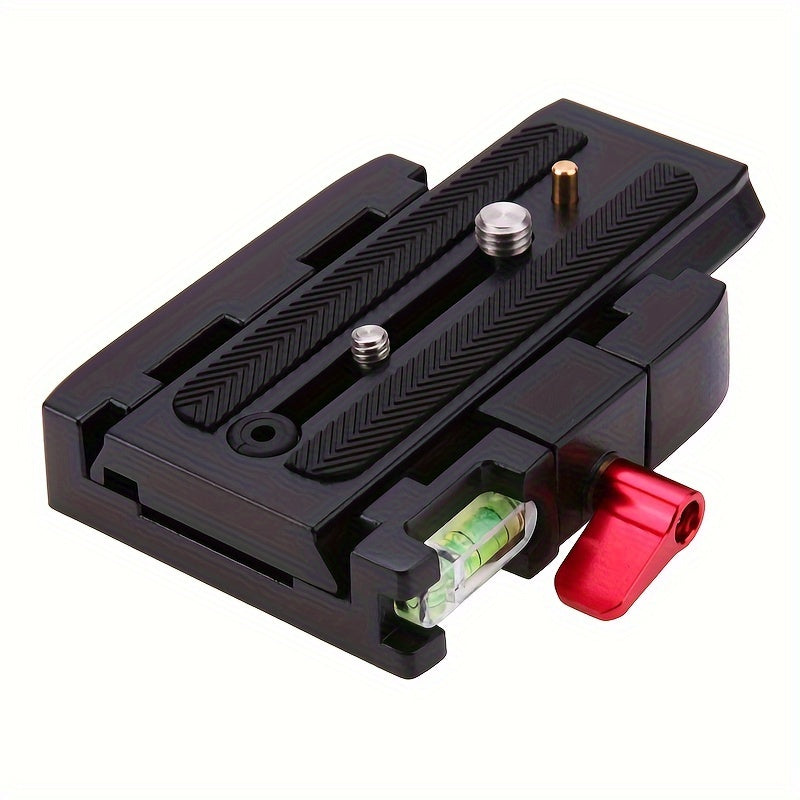 TEMU Quick Release Base Plate Compatible With Plate Clamp With Leveler Quick Release With Clamp Base For 577- 501- 504- 701 Hdv Camera Cage Tripod