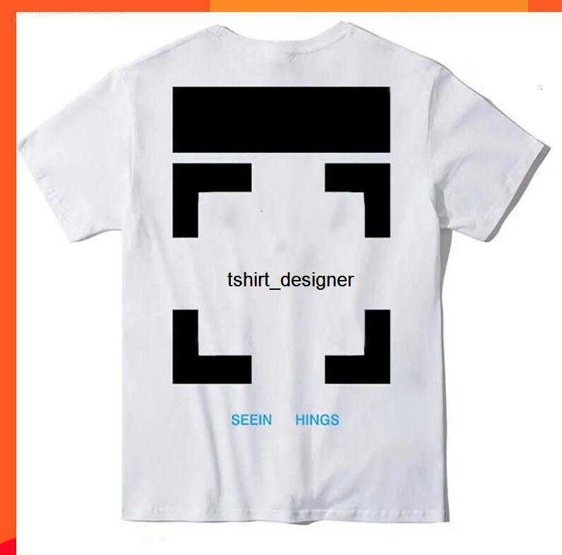 Men&#039;s jacket 16QV Fashion Tops Sports Tshirt Summer Designer Offs White t Shirts Luxury Cotton Loose T shirts Casual Short Sleeves Oil Painting