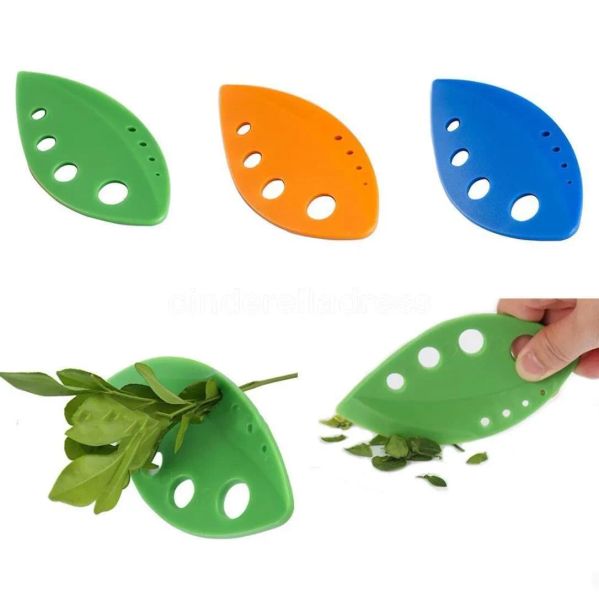 Fast Vegetable Separator Thyme Cabbage Leaf Plastic Greens Herb Stripper Rosemary Kitchen Tools