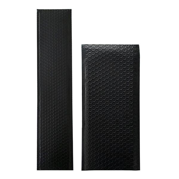 Long Shipping Padded Envelope Matte Black Plastic Bubble Bag Shockproof Packaging Supplies Jewelry Box Express Bags Pouch