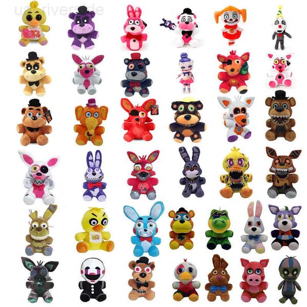 40 Sle 18-20cm FNAF Plush Toys Five Night At dy Bear Bonnie Chica Baby Ballora Foxy Plush Stuffed Toys Doll Gifts Z241230
