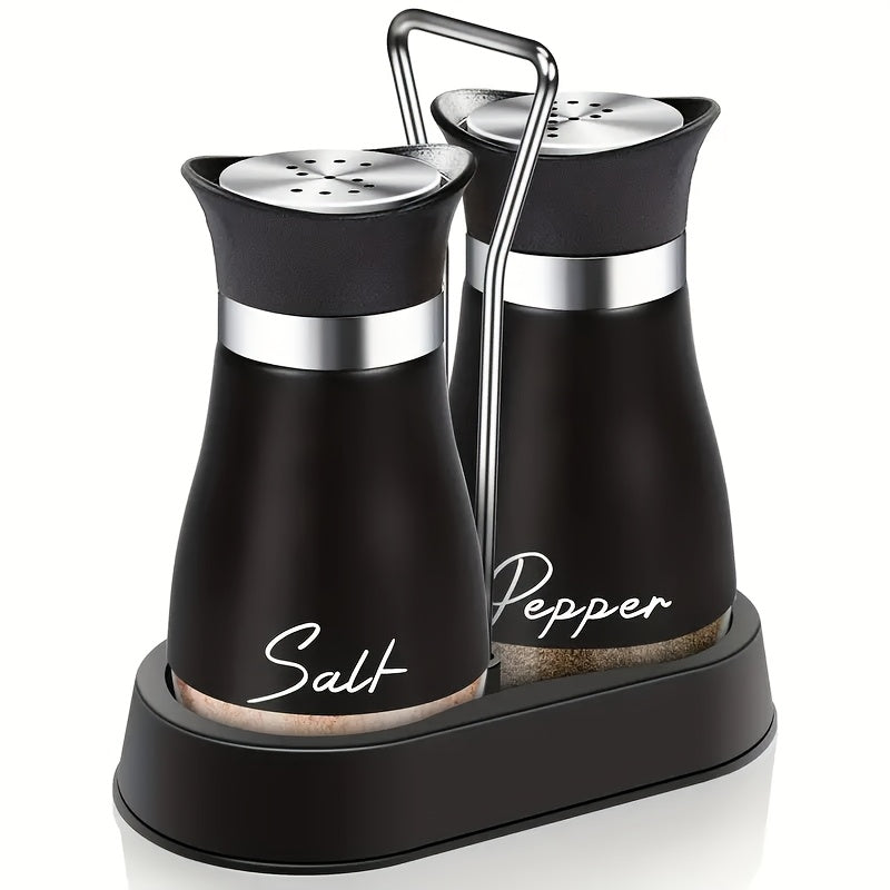 TEMU 2-4 Glass Salt And Pepper Bottle Set, Suitable For Kitchens, Picnics, Barbecues, Cute Seasoning Jar Containers, Basic Decoration For Farmhouses,