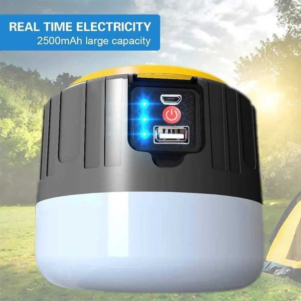 New Arrival Outdoor solar powered D Cam light USB reach tent portable light fishing Baecue Cam light Z241121