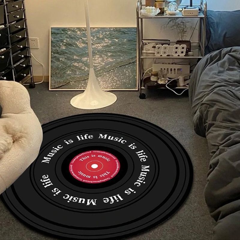 Bedroom carpet, dirt resistant vinyl record, computer chair, floor mat, hanging basket, circular carpet, living room coffee table mat, anti slip foo