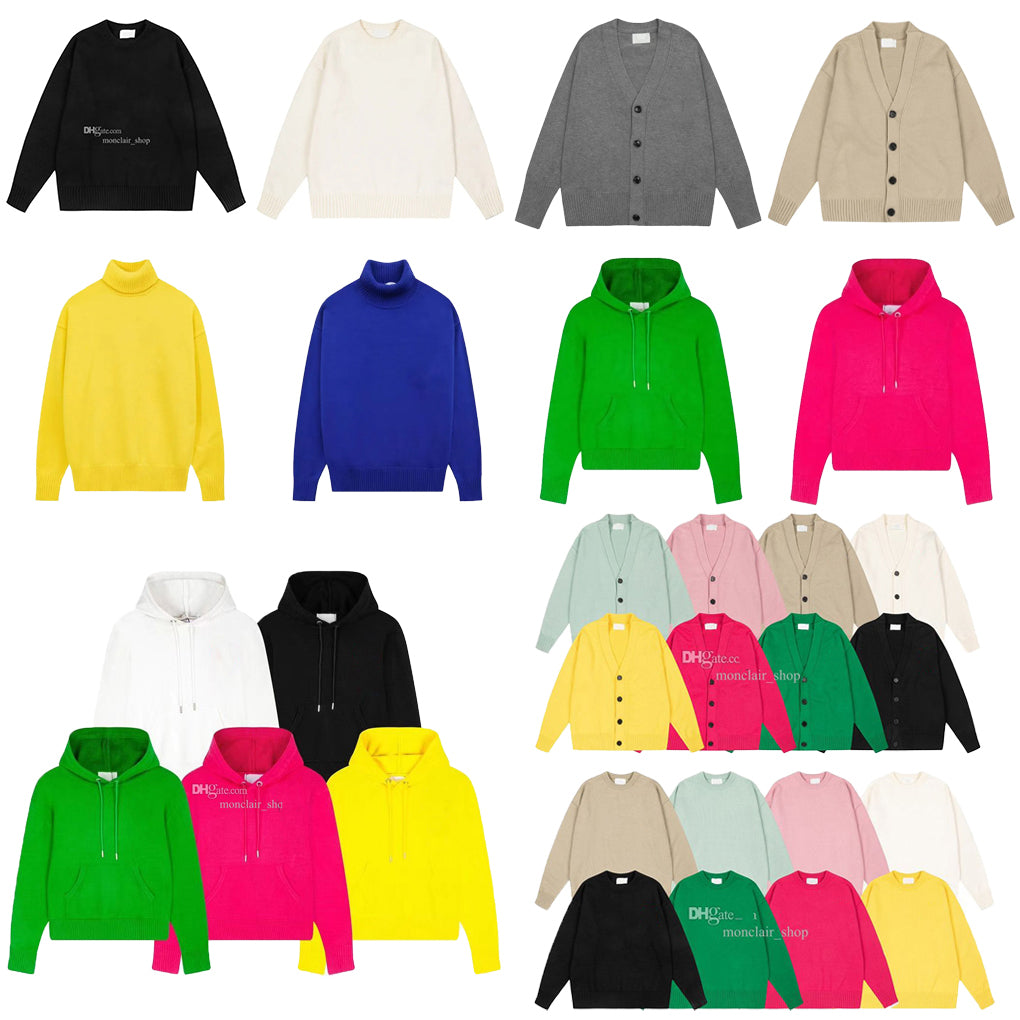 2025 mens sweaters y2k hoodies designer sweater heart classic knitwear womens candy-colored pullover sweater cardigan crew neck streetwear asian siz