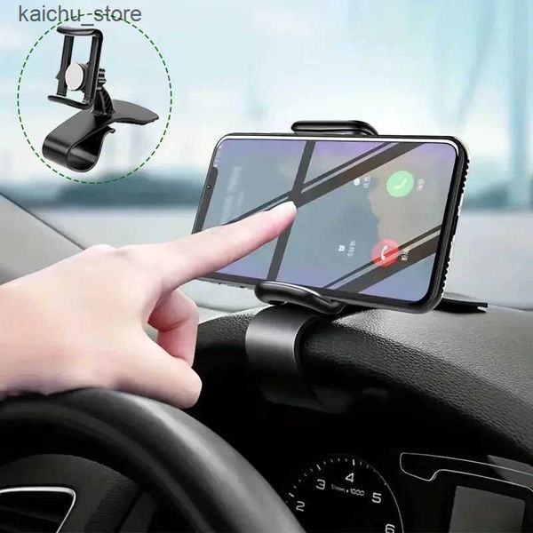 Cell Mounts Holders Universal Holder Stand Rotatable Dashboard Clip Mount GPS Bracket Mobile Phone Support Car For 15 14 J241217