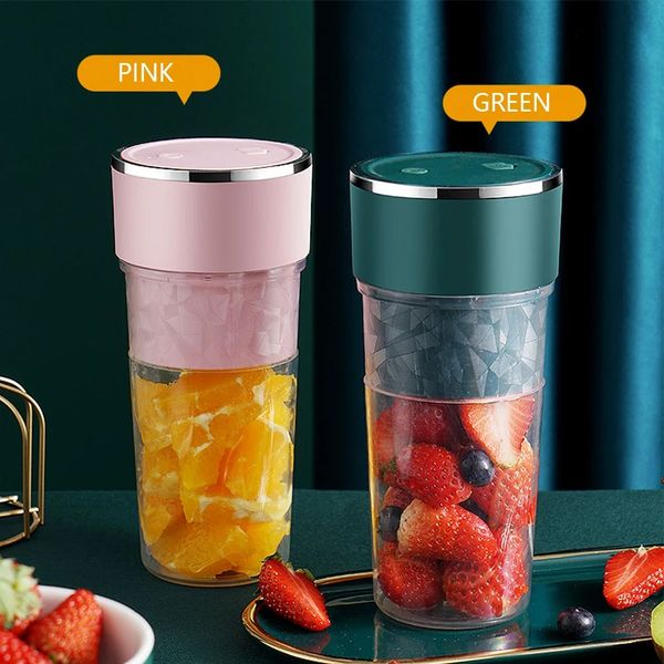 Portable Electric Juicer Cup Blender 500ml USB Fruit Mixers Juicers Fruit Extractors Kitchen Food Milkshake Juice Maker Machine