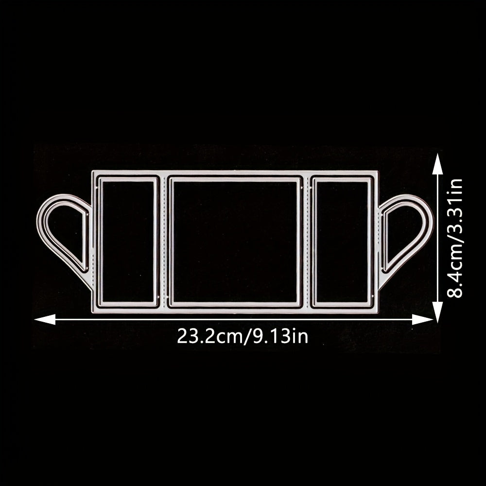 TEMU 1pc Love Card Metal Die Cut, Diy Scrapbooking Embossing Stencil, Handmade Greeting Card Making Metal Cutting Dies, Gift Card Making Tools