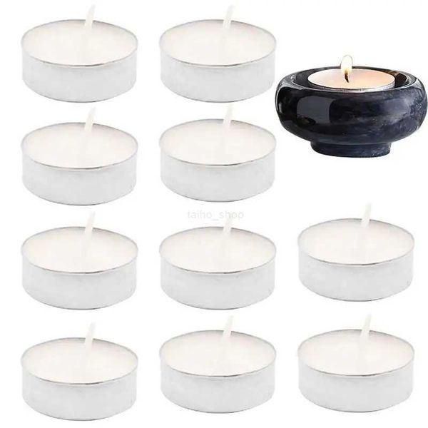 10pcs White Tealight Candle Soybean Wax Small Romantic Smokeless Valentines Candlelight Decoration Candles Party Home DecorXJ240730
