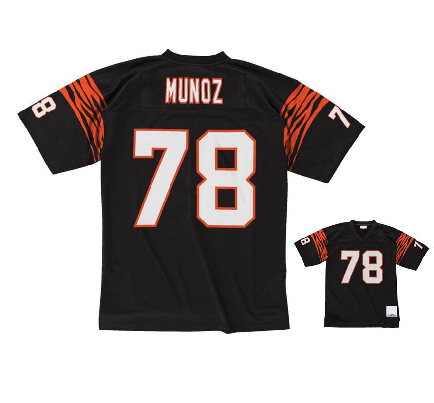 Stitched football Jerseys 78 Anthony Munoz 1989 mesh Legacy Retired retro Classics Jersey Men women youth S-6XL