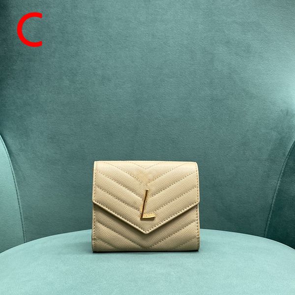 Flap wallet designer 12CM 10A Mirror quality women Wallet Luxury designer Purse for women With Box Y124