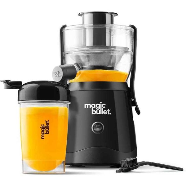 Juicers Mini Juicer With Cup Black Fruit Juice Extractor and Vegetables Blender Machine Orange Kitchen Appliances HomeL464