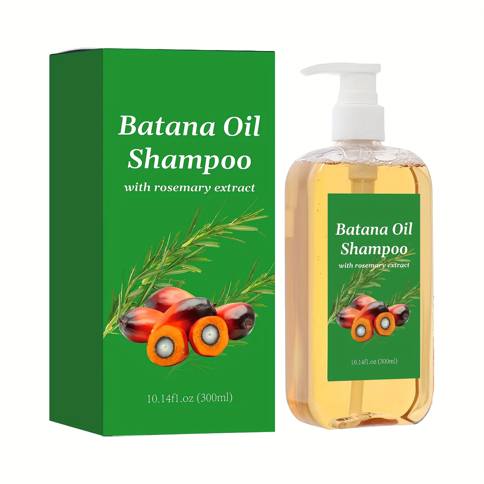TEMU 2025 New Batana Oil Shampoo, With Rosemary Leaf Oil And Batana Oil, Hair Shine And Smooth Feel. Suitable For All Hair Types, Perfect Gift For -