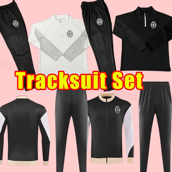 Training jacket fans version Sporting CP 24 25 Lisboa Soccer tracksuits Lisbon Jovane Sarabia Vietto 2024 2025 Sporting Clube De Football Sh