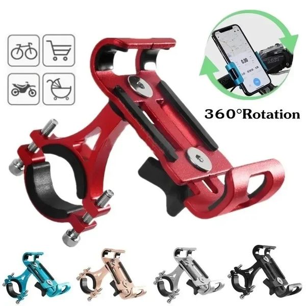 Universal Motorcycle Phone Holder Aluminum Alloy Anti-slip GPS Bracket Bike Stand All Smartphones Secure Mount for Cycg Enthusiasts dh572716
