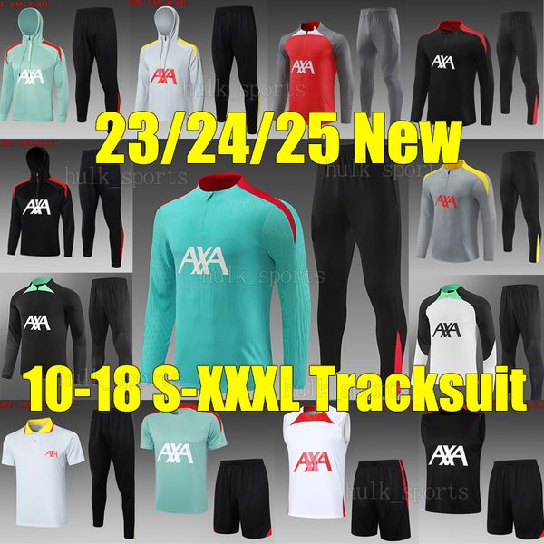 XXXL 2024 MAC ALLISTER Survetement Soccer Tracksuits 2025 Darwin Mohamed DIOGO J Luis DIaz GRAVENBERCH GAKPO Adult Men Kids Kits Set Trainin