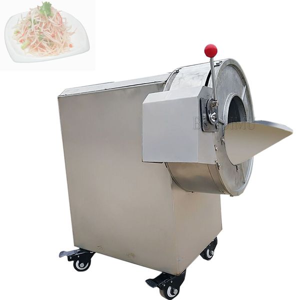 220V Vegetable Cutting Machine Electric Potato Cutter Onion Slicer Machine Commercial Automatic Vegetable Cutter