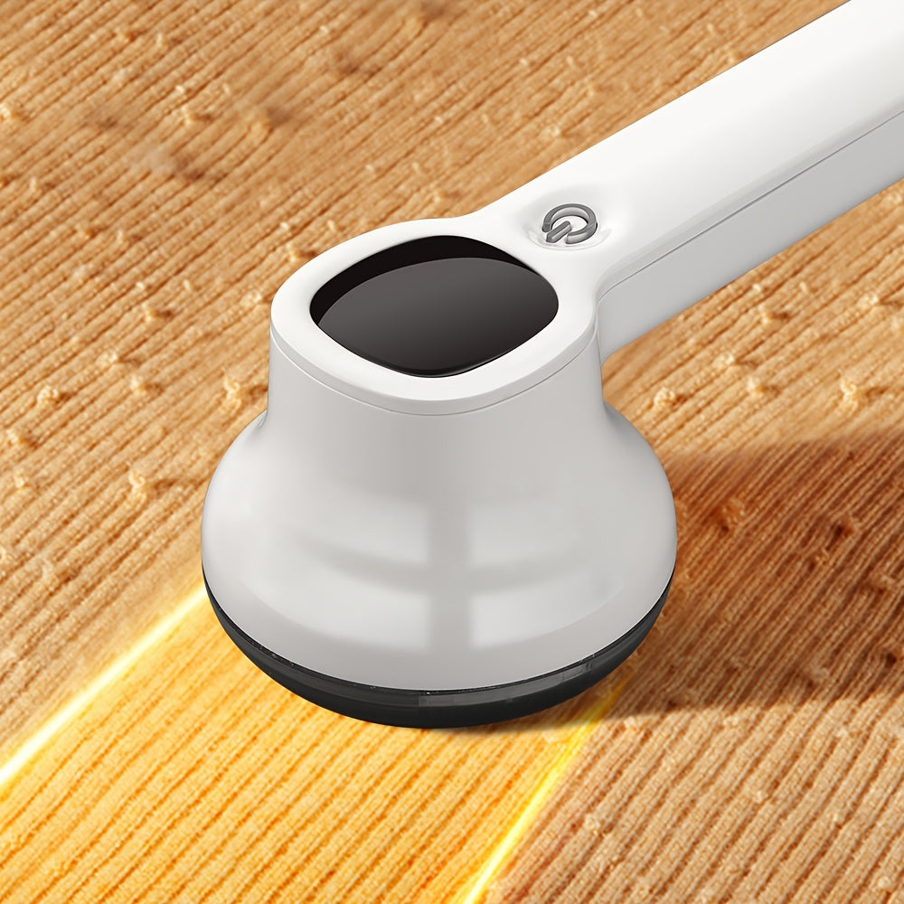 TEMU 1pc Lint Remover Brush, Rechargeable Fabric Shaver For Clothes, Furniture, Carpets - Manual , Usb Charging, 800mah Lithium Battery, Includes Usb