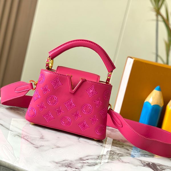 Womens Purse Designer pink Bag Shoulder Bags Fashion Luxury thread Handbag Leather Crossbody Tote Large Capacity Handbags In High Quality Pu