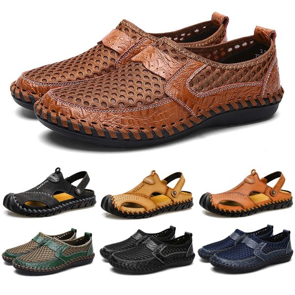 Gai Men Women Shoes Casual Treinador Triplo Preto Branco Verde Amarelo Verde Pêssego Pêssego Purple Slide Slide Dezesseen