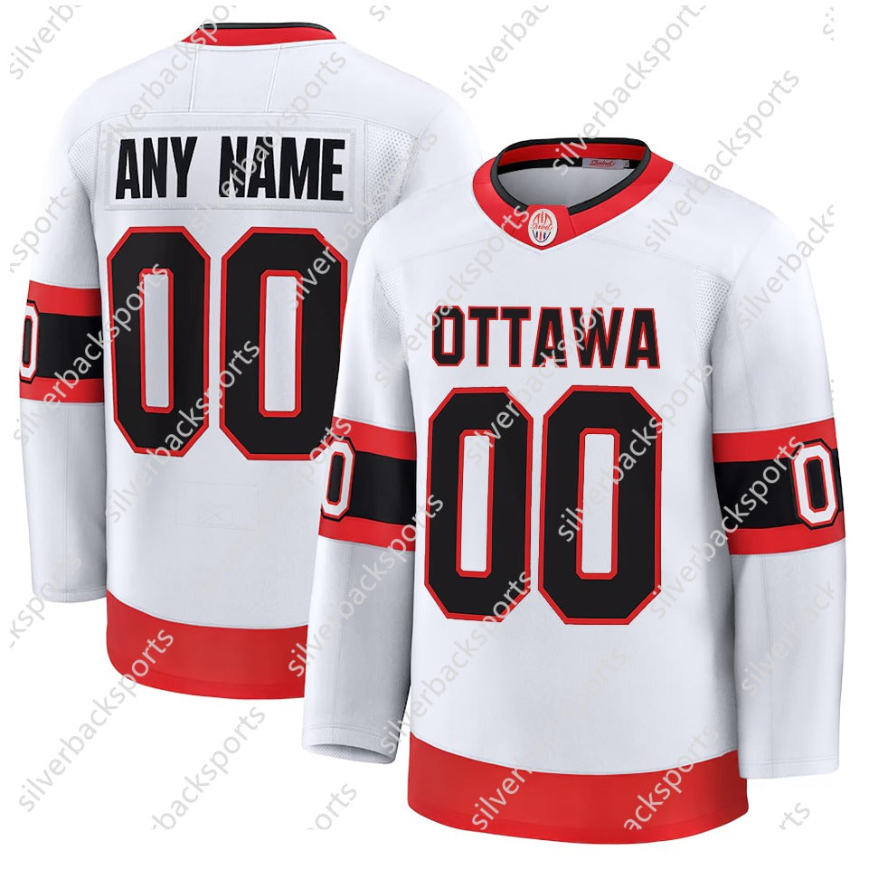 7 Tkachuk 18 Stutzle Jerseys Giroux Chabot Perron Jensen Batherson Cozens Stitched Name Number Hockey Men Women Youth333