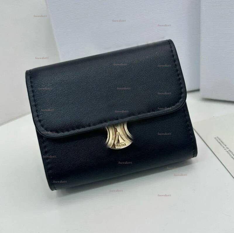 Fashion designer Leather wallets short wallets Credit Card Holder purse bags two-in-one gold Hardware women of Zippy coin purses organizer Wallets w