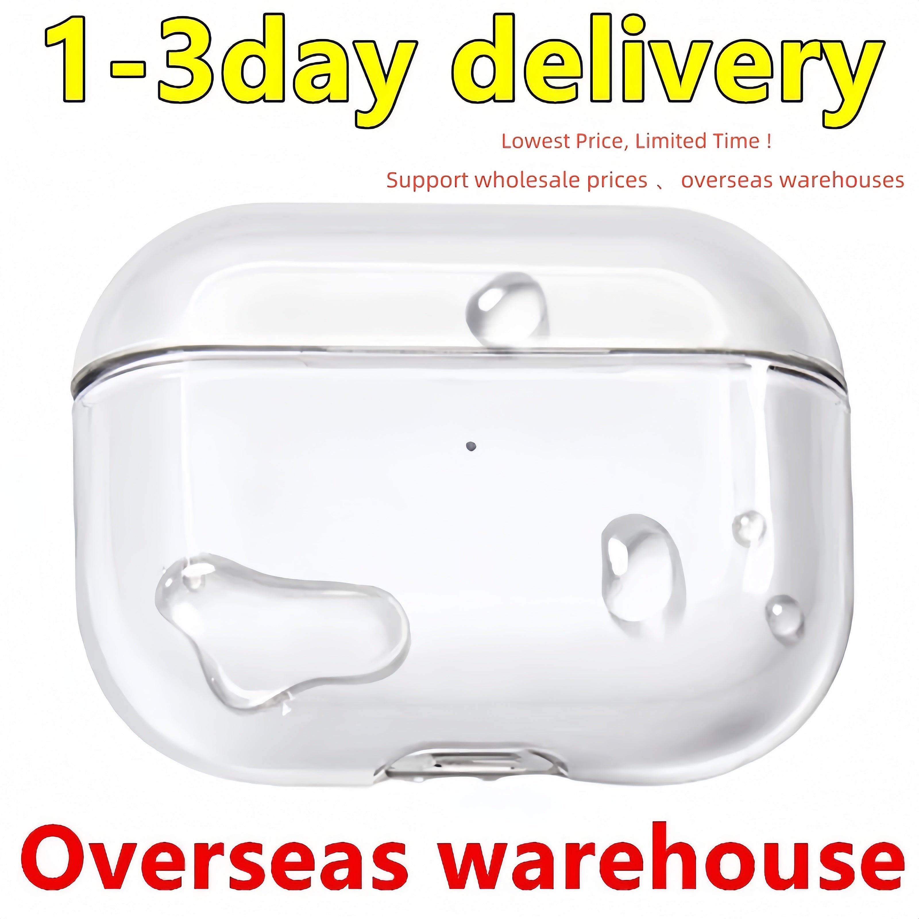 Suitable for Air Pods Max Pro 2 3 4 Bluetooth Earbuds Accessories Transparent Waterproof Protective Earplugs