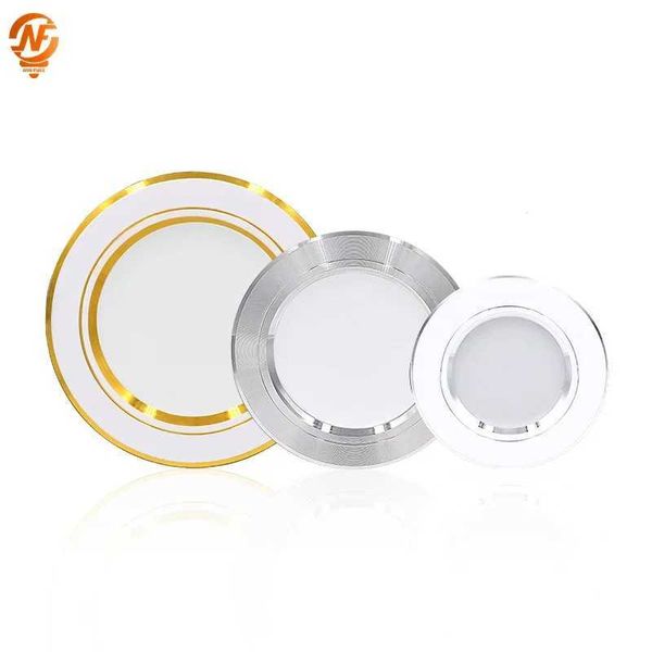 Led Downlight 5W 9W 12W 15W 18W Panel Light 110V 220V Recessed Down Light Round Ceiling Light 12V 24V Spotlight Indoor Lighting Y240822