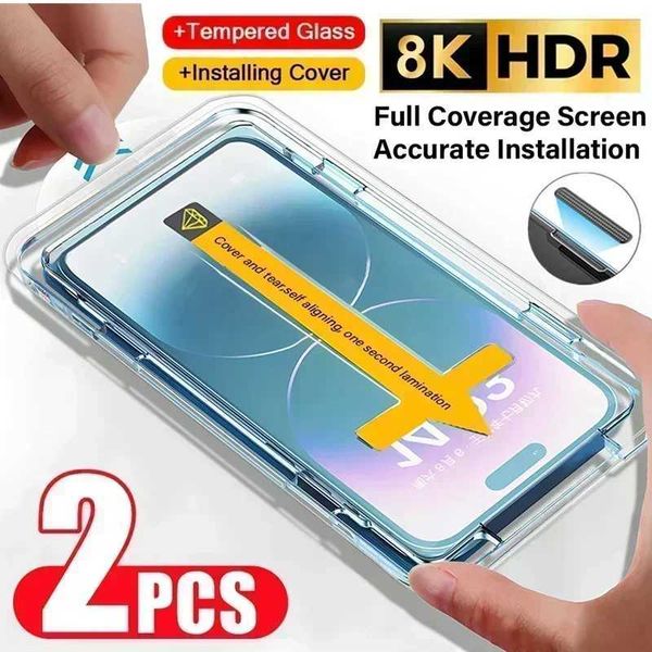 8K High End Tempered Glass For IPhone 14 11 12 13 15 Pro Max Mini 15 Plus Privacy Screen Protector with Alignment Mounting CoverT250115