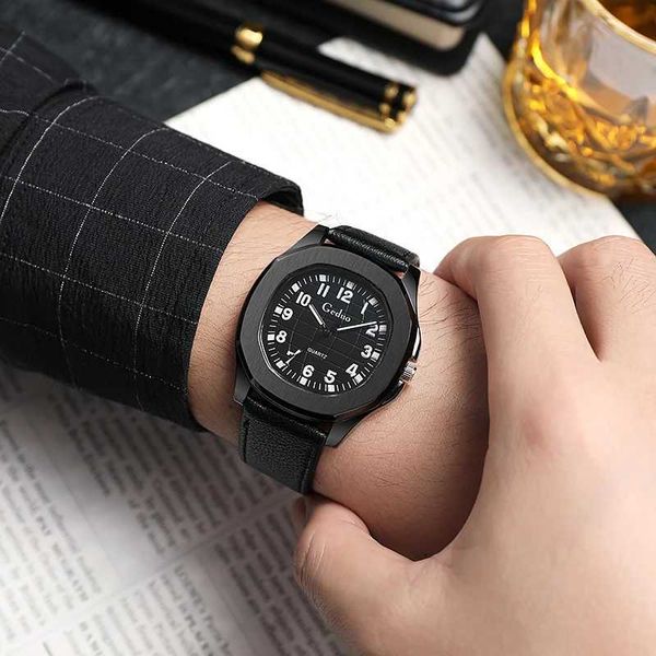 Luxury Brand Top Quality Leather Strap Men Watches Casual Sport Wrist Watch erkek kol saati Reloqio Clock Z250207