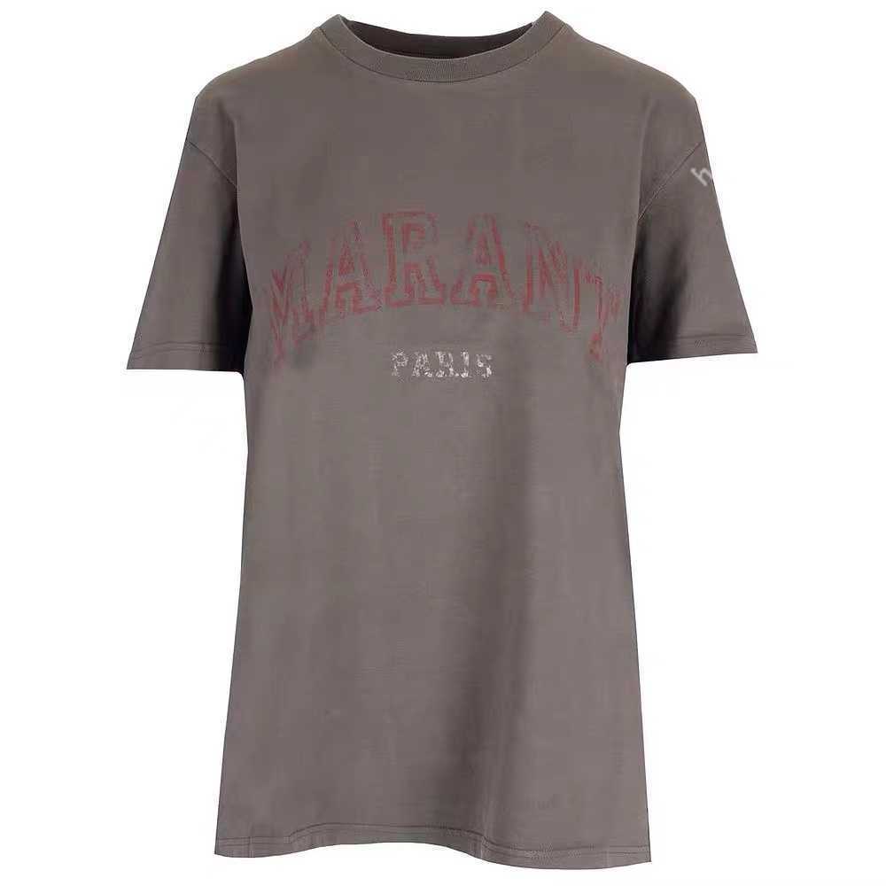 2023SS Isabel Marant Women Designer Cotton Classic t Shirts New IS Tops Fashion Print Letter Tee Straight Casual Pullover Short Sleeve T-shirt Tops