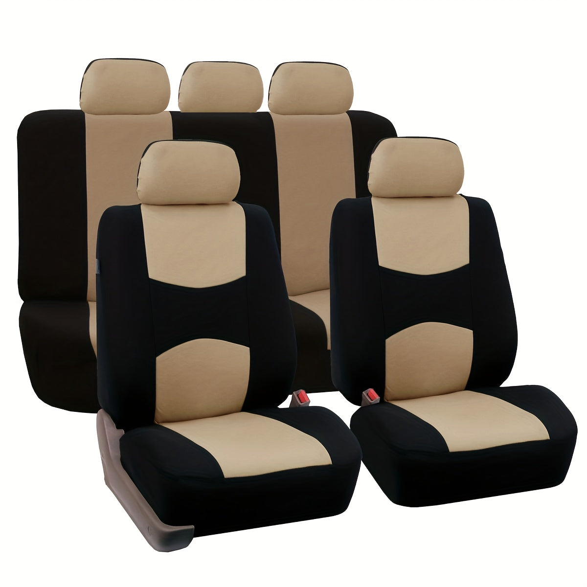 TEMU 5 Seats Car Seat Cover For Universal Fit Seat Covers For Suv Interior Accessories Car Seat Protector For Cars Trucks And Suv