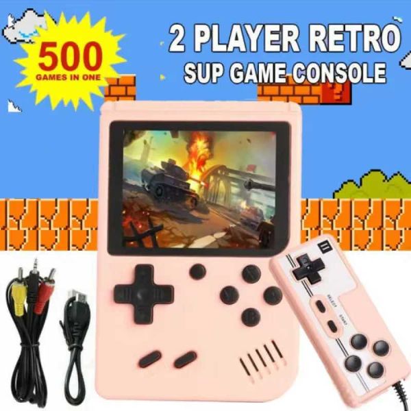 Built in 500+classic game 5-inch arcade retro console suitable for TV video games handheld game consoles game boys and two player games Y241