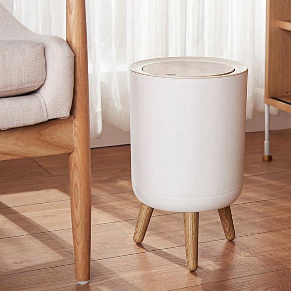 Waste Bins 7-liter press type trash can with large capacity suitable for living rooms bedrooms trash cans and kitchen trash cans 230406