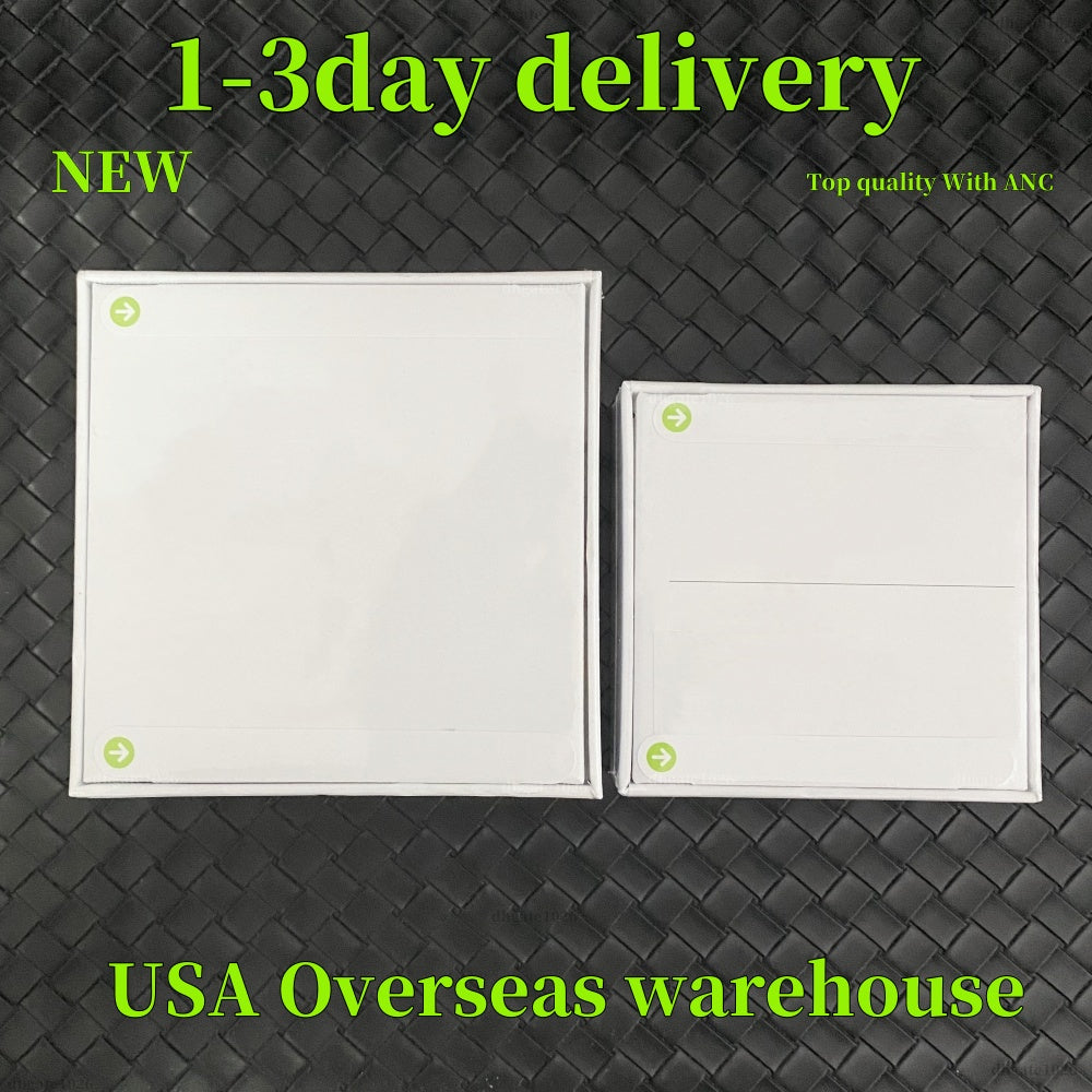 USA Stock For Apple Airpods Pro 2 3 3nd Airpodspro Airpods 4 ANC Pros Headphone Accessories Silicone Protective Earphone Case Wireless Charging Shoc