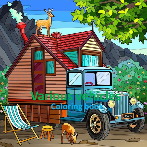 Art Coloring Book Makers Artist 70g Paper 22 Pages Magic Coloring Books Gift Adult For Holiday Birthday Party Relieve Stress Kill Time Paint