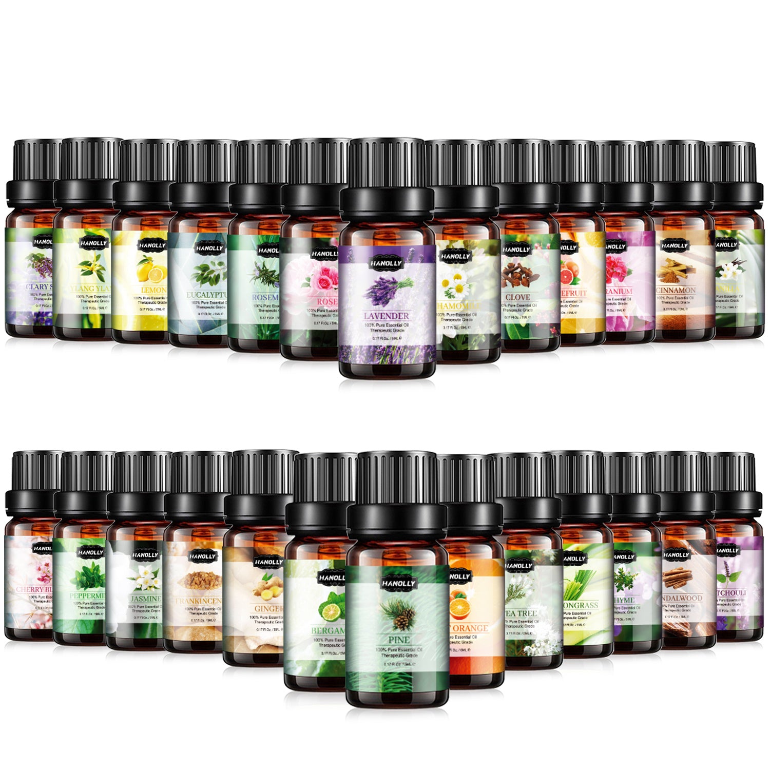 TEMU 26pcs-32pcs Essential Oils Set, Essential Oil Kit For Diffuser, Candle Making, Car - Perfect Gift For Women, , Family