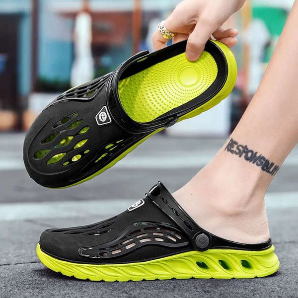 Summer Water Beach Outdoor Slippers Indoor High Soft Bottom Aqua Shoes Trend Slides Men&#039;s Garden Clogs Sandals
