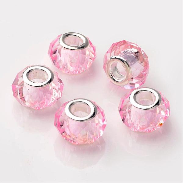 Cristal rondee artesanal Beads Europea charm de base