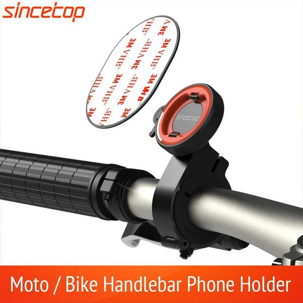 Cell Mounts Holders Aluminum Bicycle Phone Holder Universal Bike Motorcycle Handlebar Cellphone Mount Clip MTB Stand Quick Attach-Detach Bra