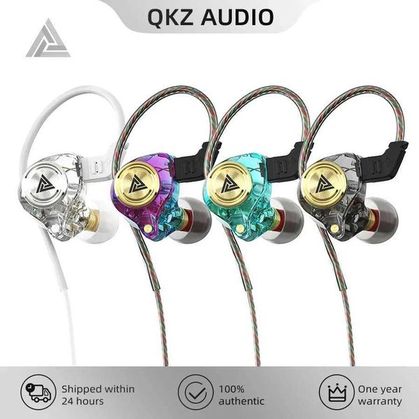 QKZ AK3 FiLe Wired Earphone with Microphone HiFi Music Monitor Bass phones Noise Cancelling set For Sport Gaming Earbuds Z250115