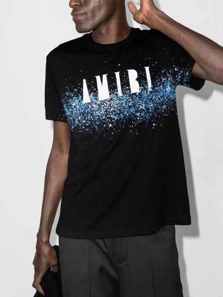 2024ss Summer Mens Shirts Fashion designer loose tees brand tops Womens casual clothings shorts sleeve Hip Hop Streetwear Tshirts amirirs t