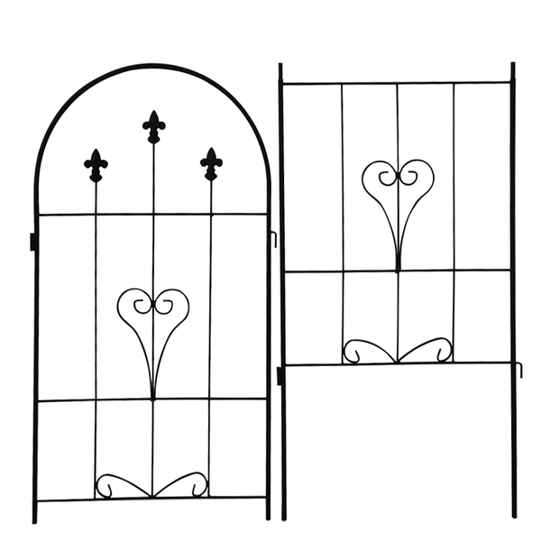 Metal plant grid frame for potted plant support, used for climbing vegetables, flowers, roses, vines, cucumbers