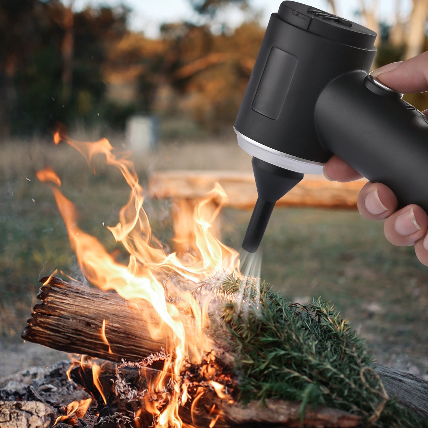 Compact Trio-in-One Handheld Car Vacuum Cleaner for Convenient Detailing & Maintenance