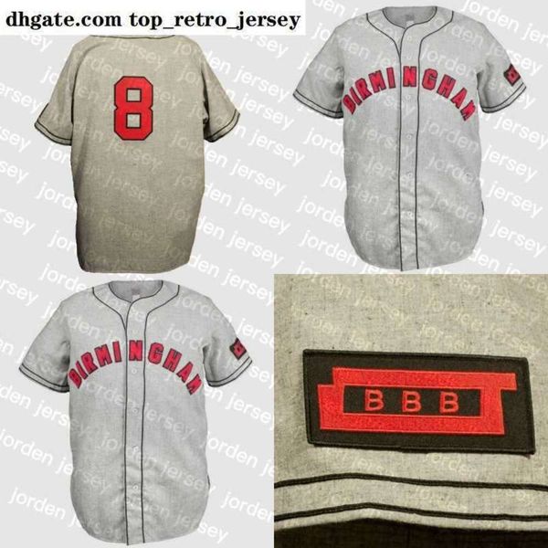 NEW College Wears Birmingham Black Barons 1948 Road Jersey Custom Men Women Youth Baseball Jerseys Any Name And Number Double Stitc