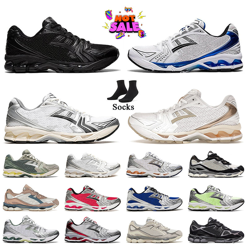 Original Gel NYC 1130 Kayano 14 Designer Casual Shoes Black Graphite Grey Pure Gold JJJ Jound Silver White 2160 Cloud Runners Trainers Clay Earth Wo